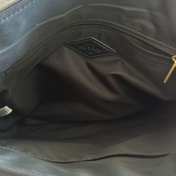 FOSSIL JENNA Crossbody Bag Black & White Polka Dot Textile Synthetic Casual Chic - Picture 3 of 12